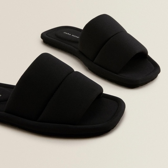 Zara Home Quilted Slippers. - Picture 3 of 3